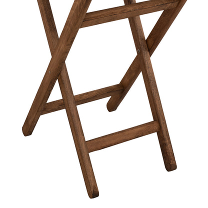 Director's Table Limnos Φ60cm Solid Wood Impregnation Walnut Hm5653.01