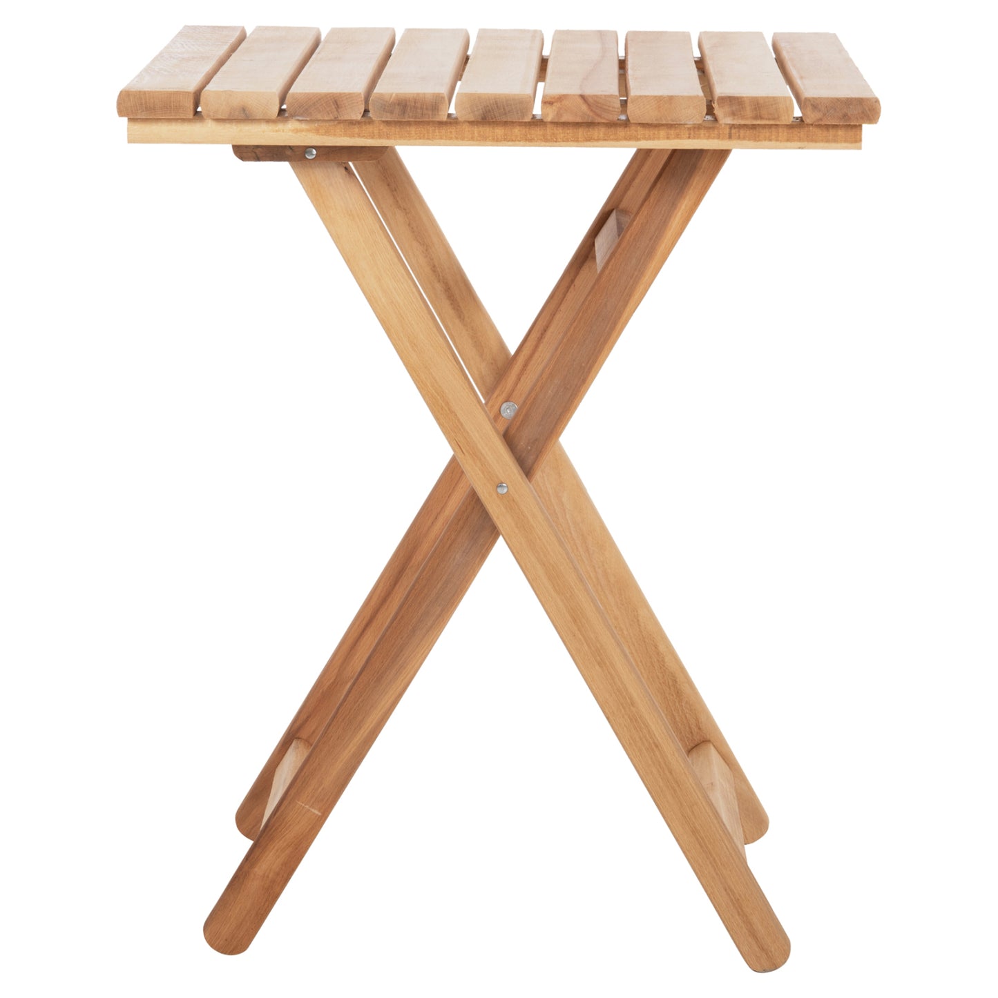 Director's Table Limnos Hm5647.02 Beech Wood In Natural-impregnation 60Χ60Χ75hcm.
