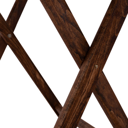 Director's Table Lemnos Of Solid Beech Wood In Walnut Hm5652.01 101,5x63x75 Cm.