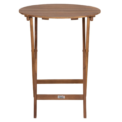 Director's Round Table Truyen Hm6536 Acacia Wood In Natural Φ60x75hcm.