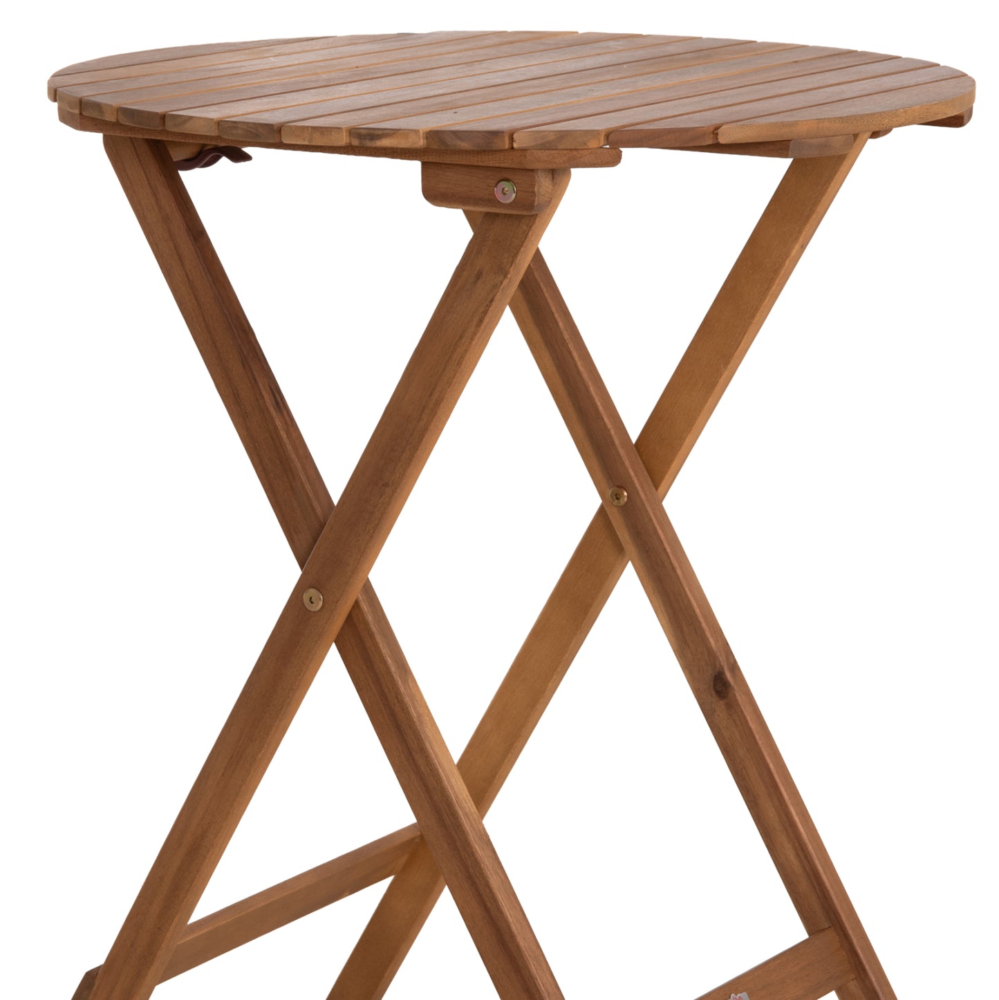 Director's Round Table Truyen Hm6536 Acacia Wood In Natural Φ60x75hcm.