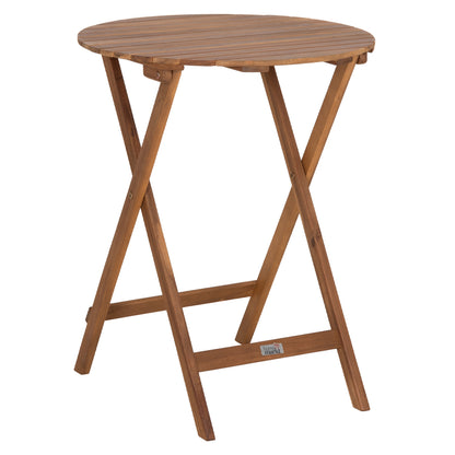 Director's Round Table Truyen Hm6536 Acacia Wood In Natural Φ60x75hcm.