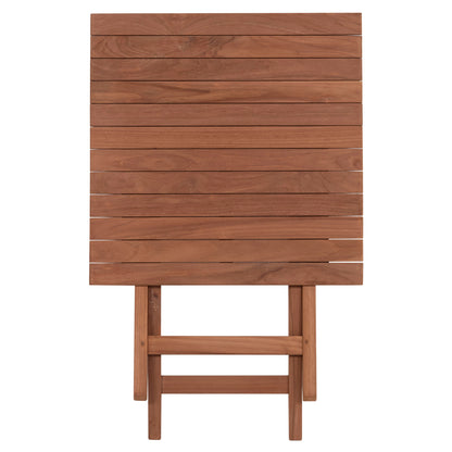 Foldable Square Table Heidel Hm18121 Teak Wood--natural Color 60x60x75hcm.