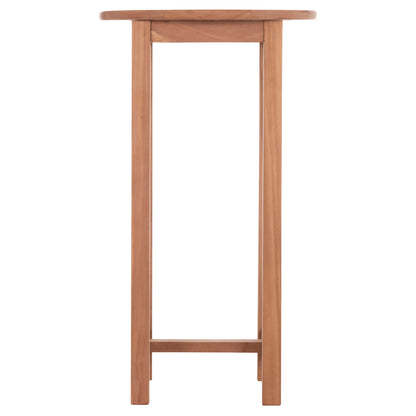 Bar Stand/table Round Presscot Hm18114 Teak Wood--natural Color Φ60x105hcm.