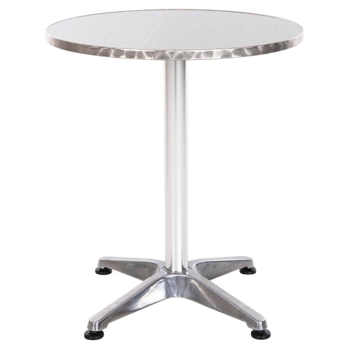 Round Aluminum Table Frodo Hm5539 Metallic Color-4-pronged Base Φ59,5x69,5hcm.