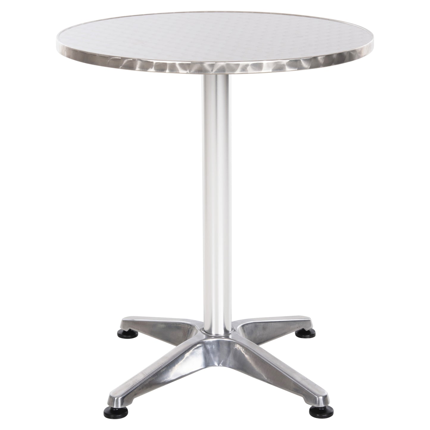 Round Aluminum Table Frodo Hm5539 Metallic Color-4-pronged Base Φ59,5x69,5hcm.