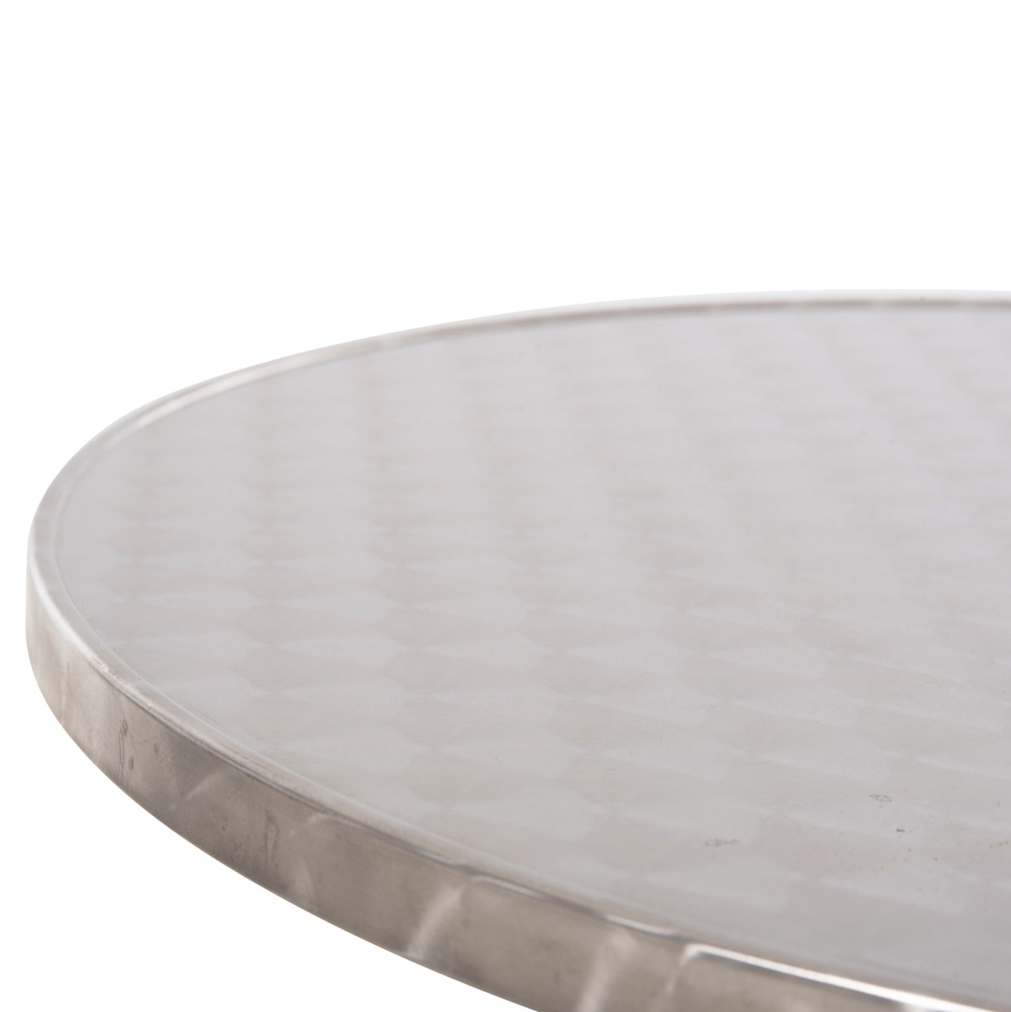 Round Aluminum Table Frodo Hm5539 Metallic Color-4-pronged Base Φ59,5x69,5hcm.