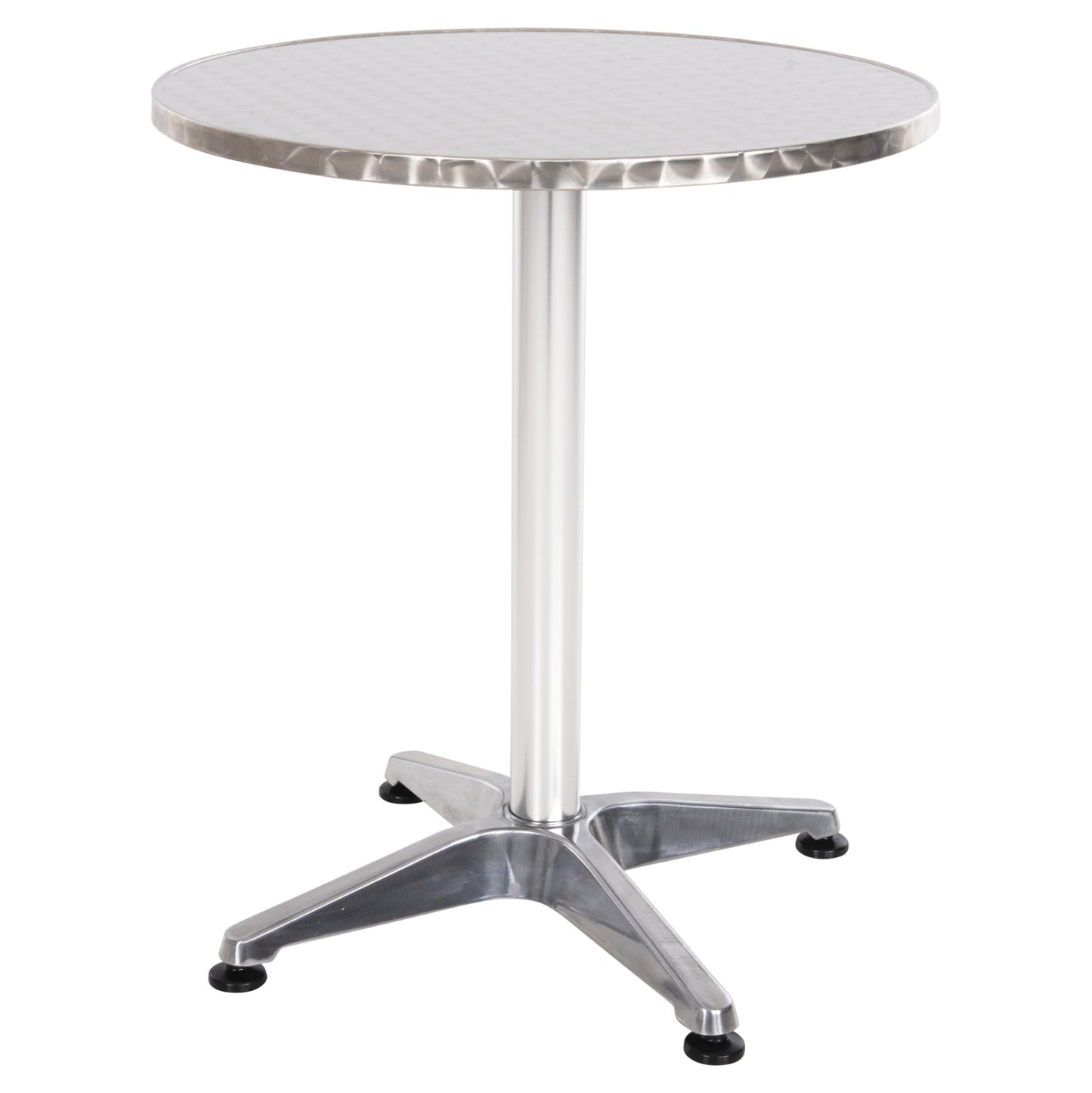 Round Aluminum Table Frodo Hm5539 Metallic Color-4-pronged Base Φ59,5x69,5hcm.