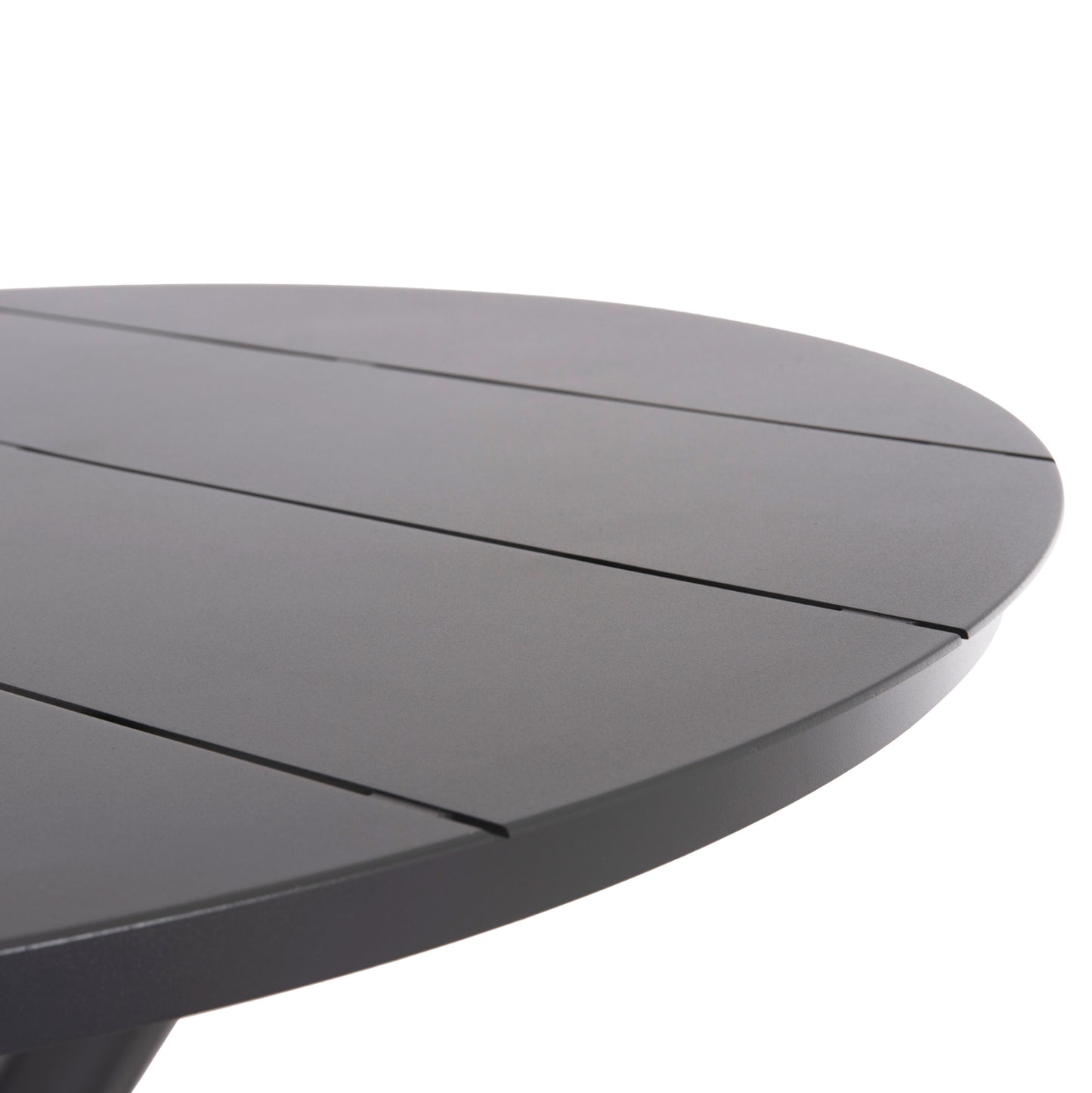 Outdoor Table Round Higer Hm6289.01 Grey Aluminum Φ90Χ74hcm.