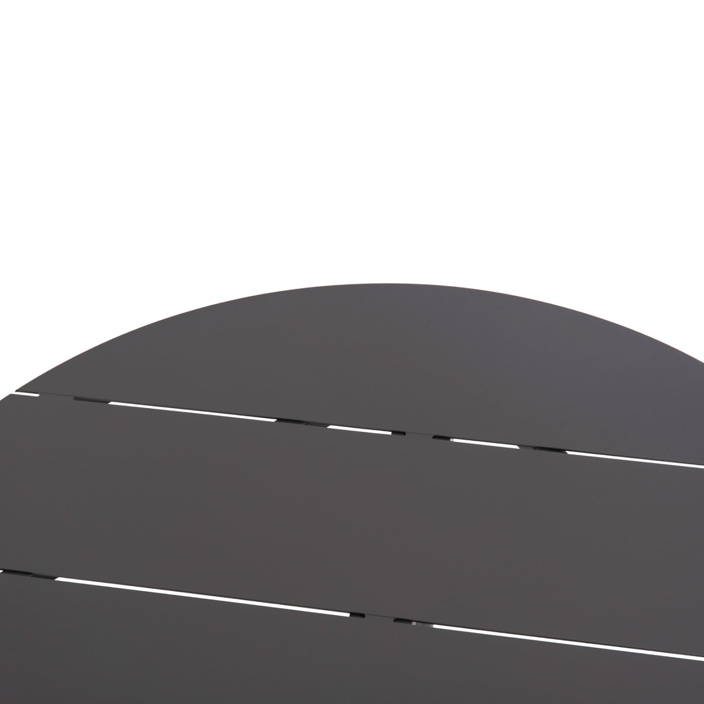 Outdoor Table Round Higer Hm6289.01 Grey Aluminum Φ90Χ74hcm.