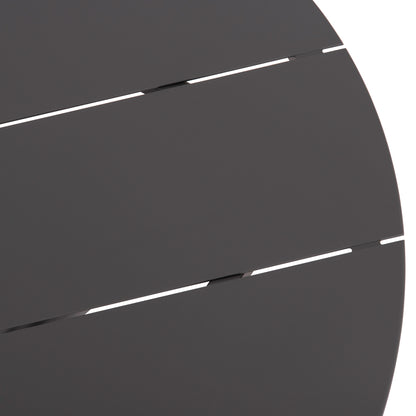 Outdoor Table Round Higer Hm6289.01 Grey Aluminum Φ90Χ74hcm.