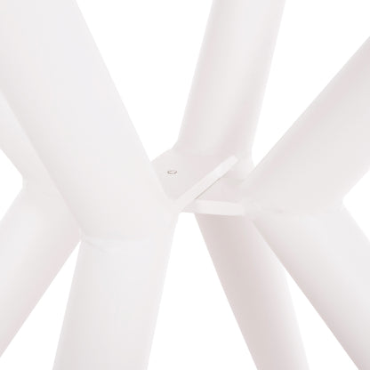 Outdoor Table Round Higer Hm6289.02 White Aluminum Φ90Χ74hcm.