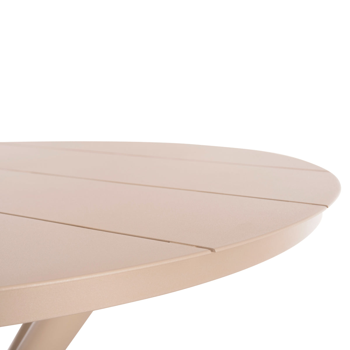 Outdoor Table Round Higer Hm6289.04 Cappuccino Aluminum Φ90Χ74hcm.