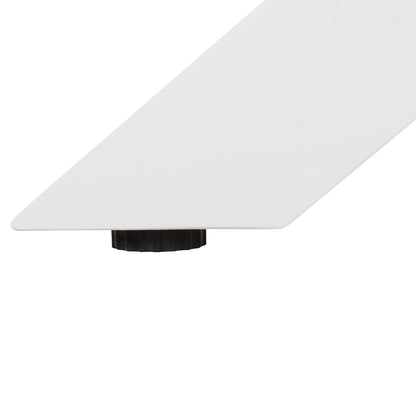 Outdoor Round Table Moril Hm6041.02 Aluminum In White-polywood In Natural Wood Φ120cm.