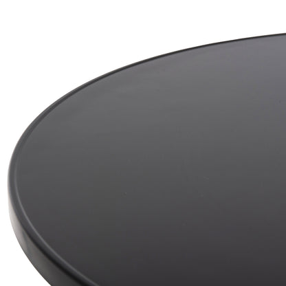 Outdoor Round Table Goss Hm5974.01 Aluminum In Black Φ60x70hcm.