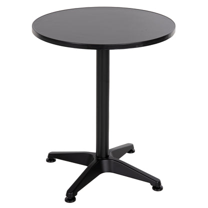 Outdoor Round Table Goss Hm5974.01 Aluminum In Black Φ60x70hcm.