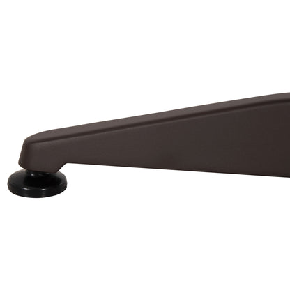 Outdoor Round Table Goss Hm5974.02 Aluminum In Brown Φ60x70hcm.