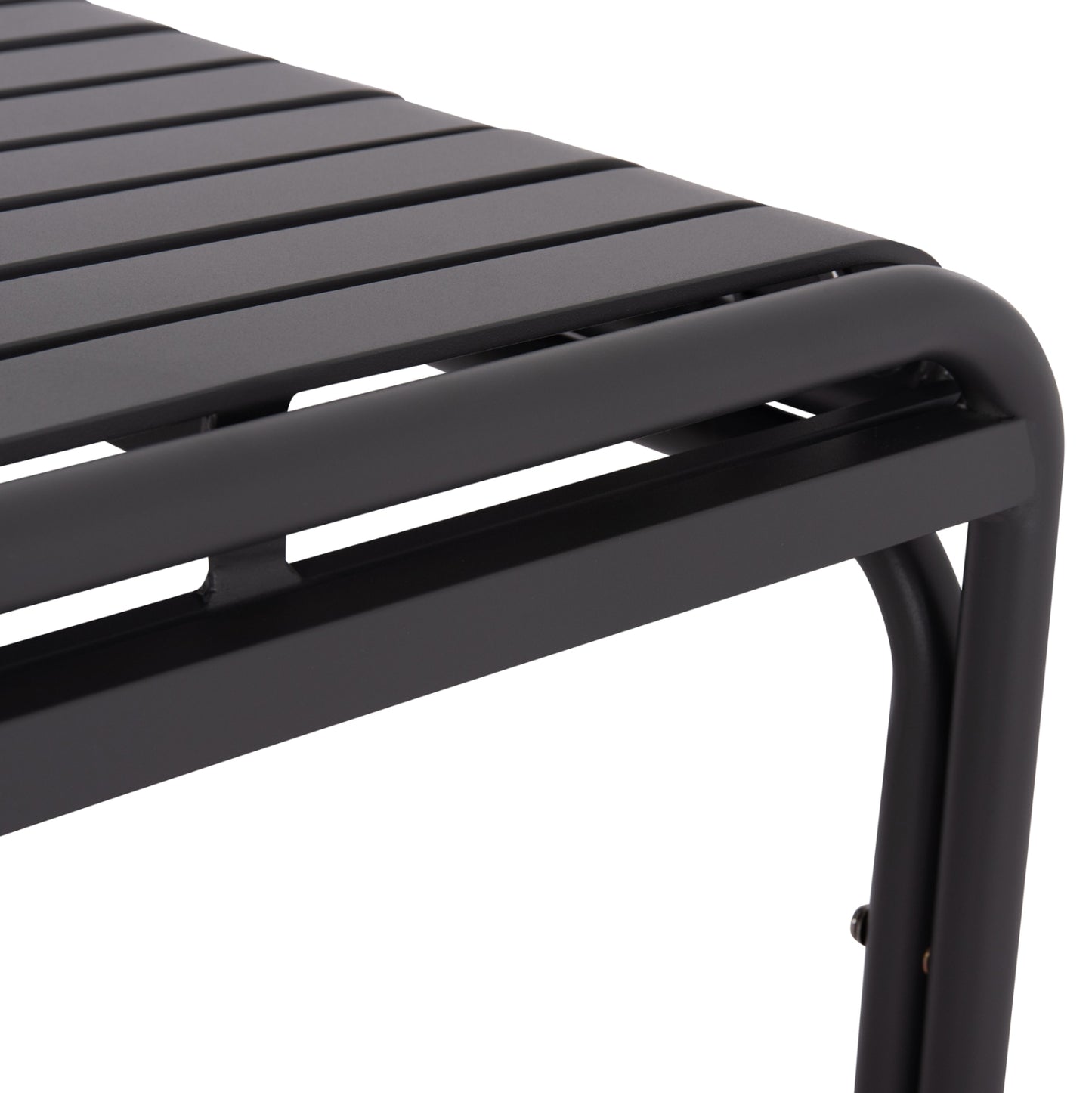 Outdoor Square Aluminum Table Rachel Hm6338.01 Grey Color 80x80x76hcm.
