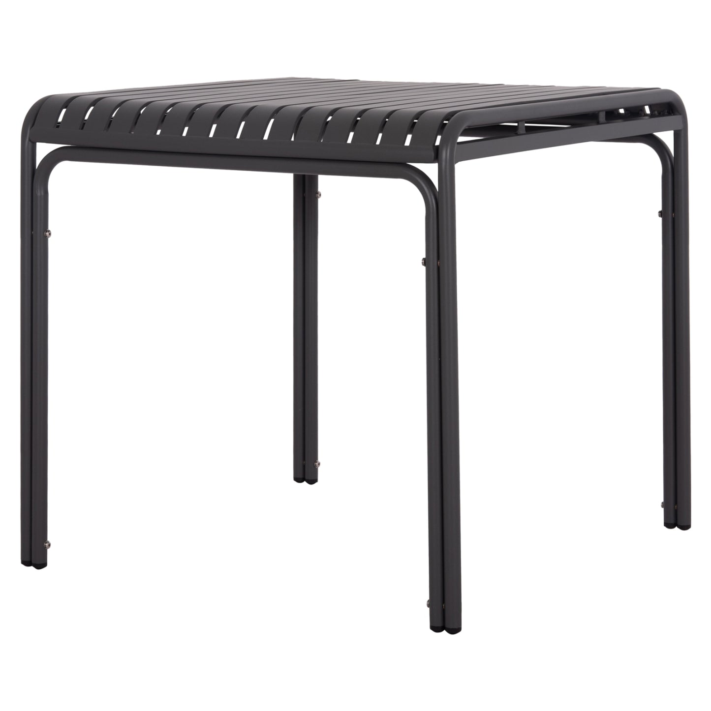 Outdoor Square Aluminum Table Rachel Hm6338.01 Grey Color 80x80x76hcm.