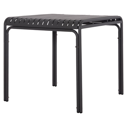 Outdoor Square Aluminum Table Rachel Hm6338.01 Grey Color 80x80x76hcm.