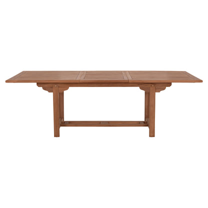 Dining Table Extendable Crander Hm6376 Teak Wood In Natural Color 180-240x100x76hcm.