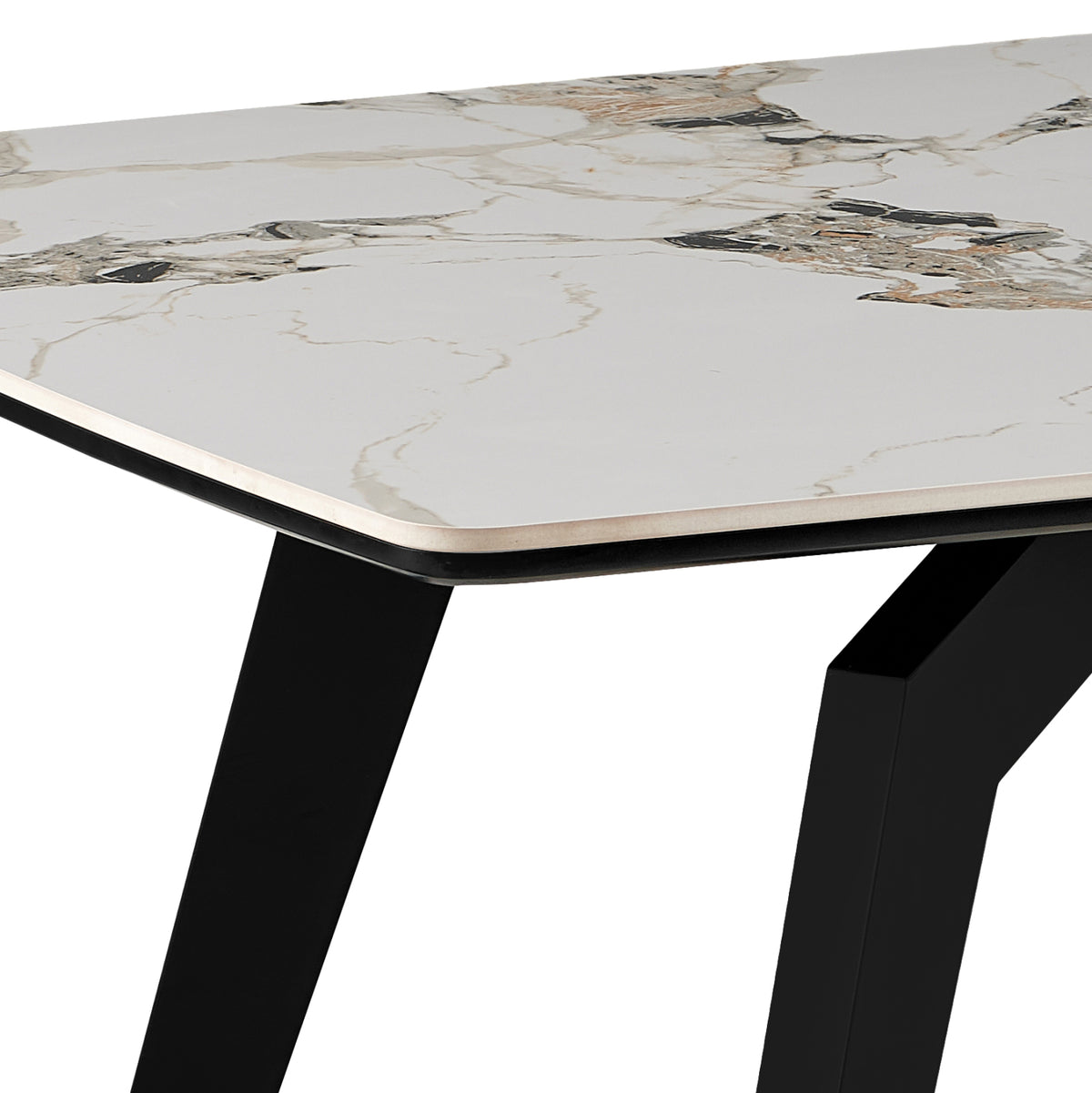 Dining Table Moff Hm18466.02 Sintered Stone Top In "patek Philippe" Coloring 180x90x75hcm
