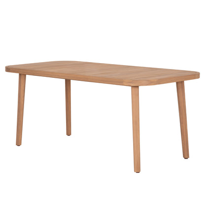 Dining Table Florian Hm6248 Acacia Wood In Natural Wood 180x90x76hcm.