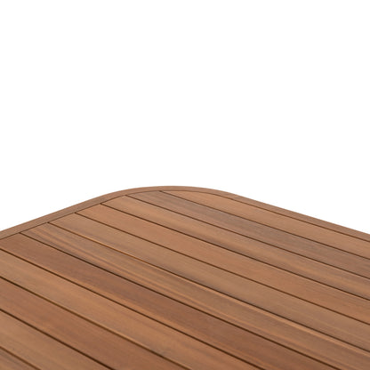 Dining Table Florian Hm6248 Acacia Wood In Natural Wood 180x90x76hcm.