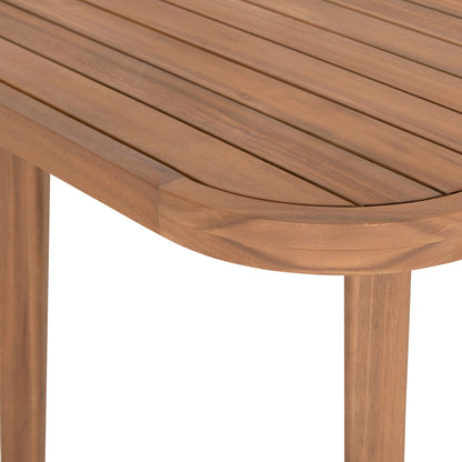 Dining Table Florian Hm6248 Acacia Wood In Natural Wood 180x90x76hcm.