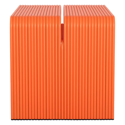 Dining Table Series Intrepid Hm6330.09 Aluminum In Orange 121x70x70hcm.