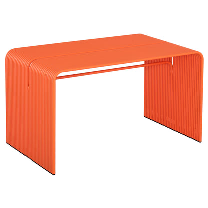 Dining Table Series Intrepid Hm6330.09 Aluminum In Orange 121x70x70hcm.