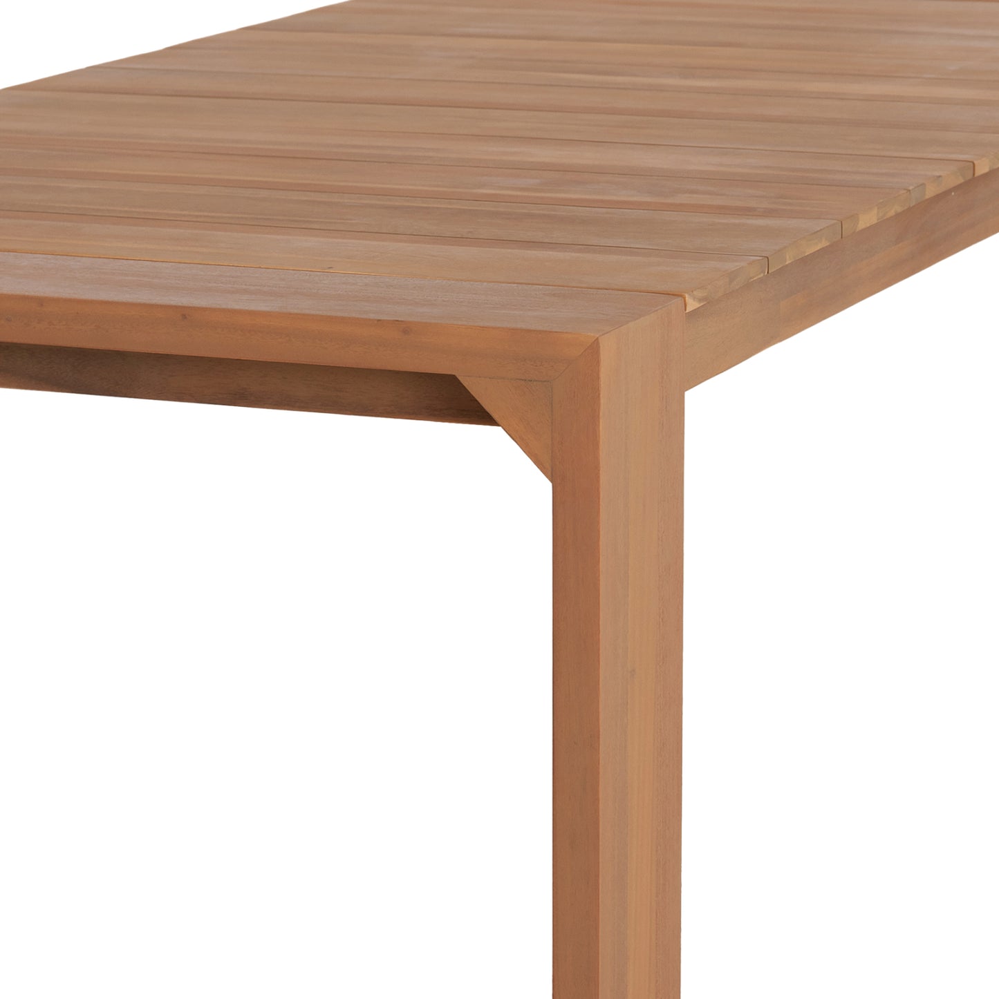 Dining Table Filem Hm6450 Acacia Wood In Light Natural Wood 220x100x77hcm.