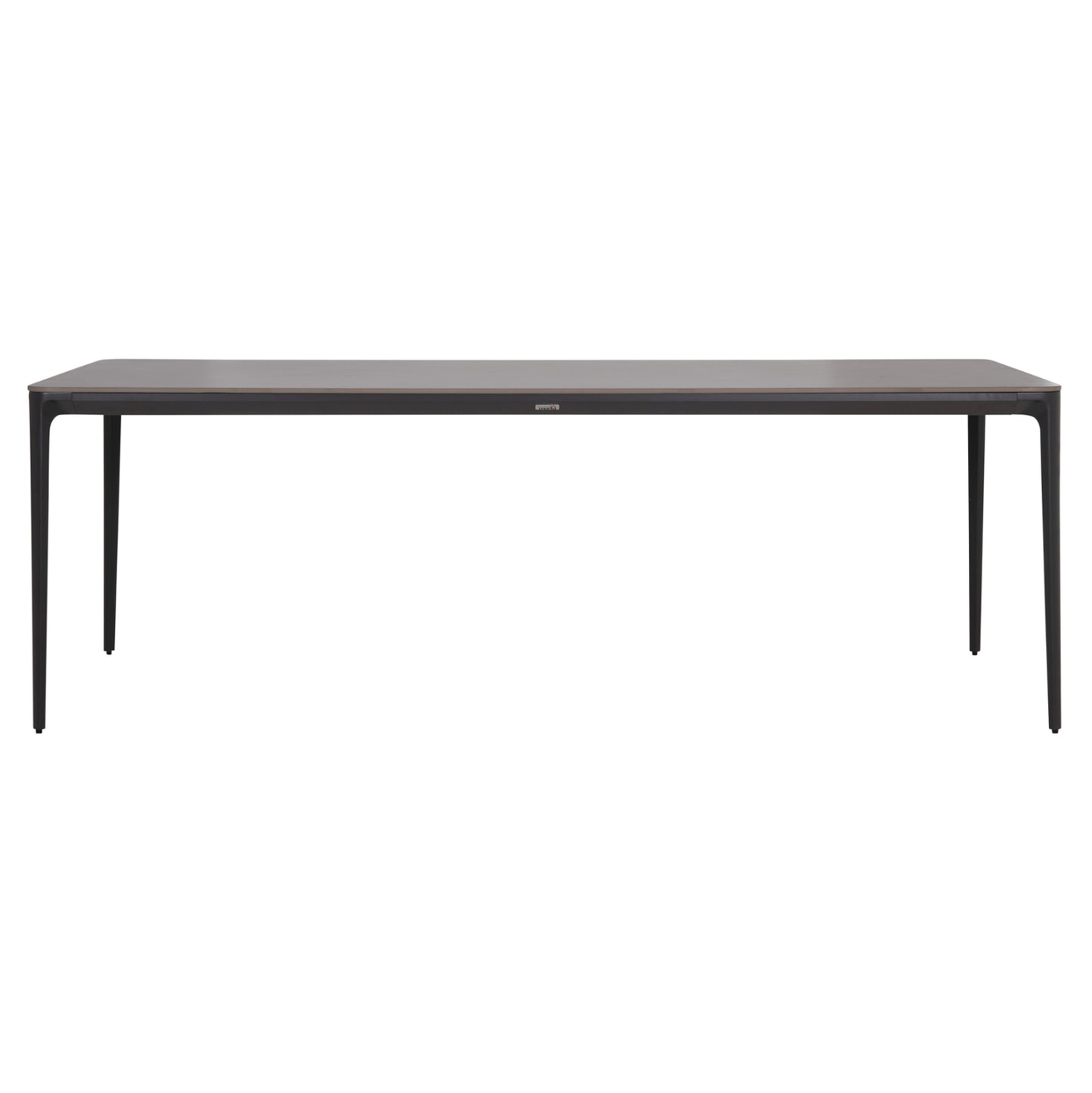 Dining Table Stad Hm6558.01 Grey Aluminum Frame & Sintered Stone Top 220x100x74hcm.