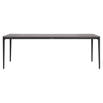 Dining Table Stad Hm6558.01 Grey Aluminum Frame & Sintered Stone Top 220x100x74hcm.
