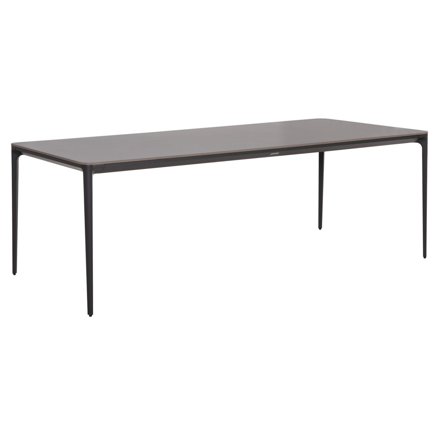 Dining Table Stad Hm6558.01 Grey Aluminum Frame & Sintered Stone Top 220x100x74hcm.
