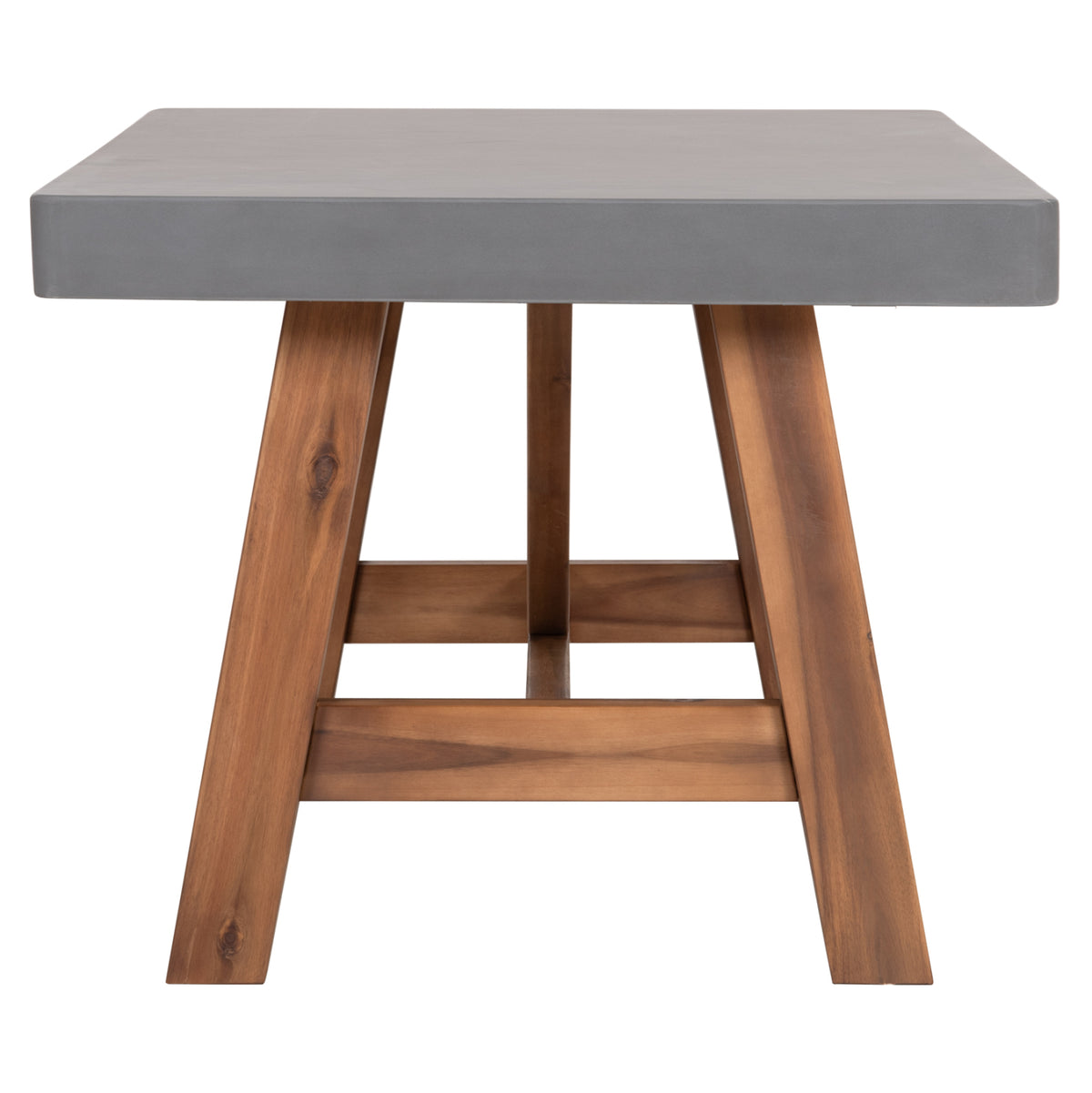 Dining Table Maeve Hm6596.01 Grey Fiber Cement Top--acacia Wood Legs 160x90x75hcm.