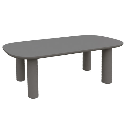 Dining Table Kiora Hm6597.01 Grey Fiber Cement 200x100x75hcm