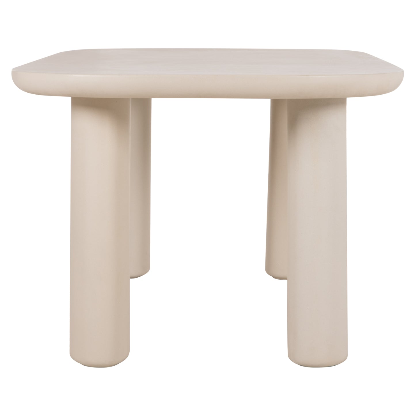 Dining Table Kiora Hm6597.02 Beige Fiber Cement 200x100x76hcm.