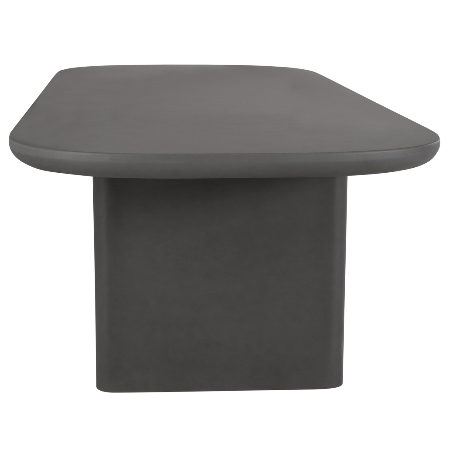 Dining Table Azami Hm6601.01 Grey Fiber Cement 300x112x75hcm