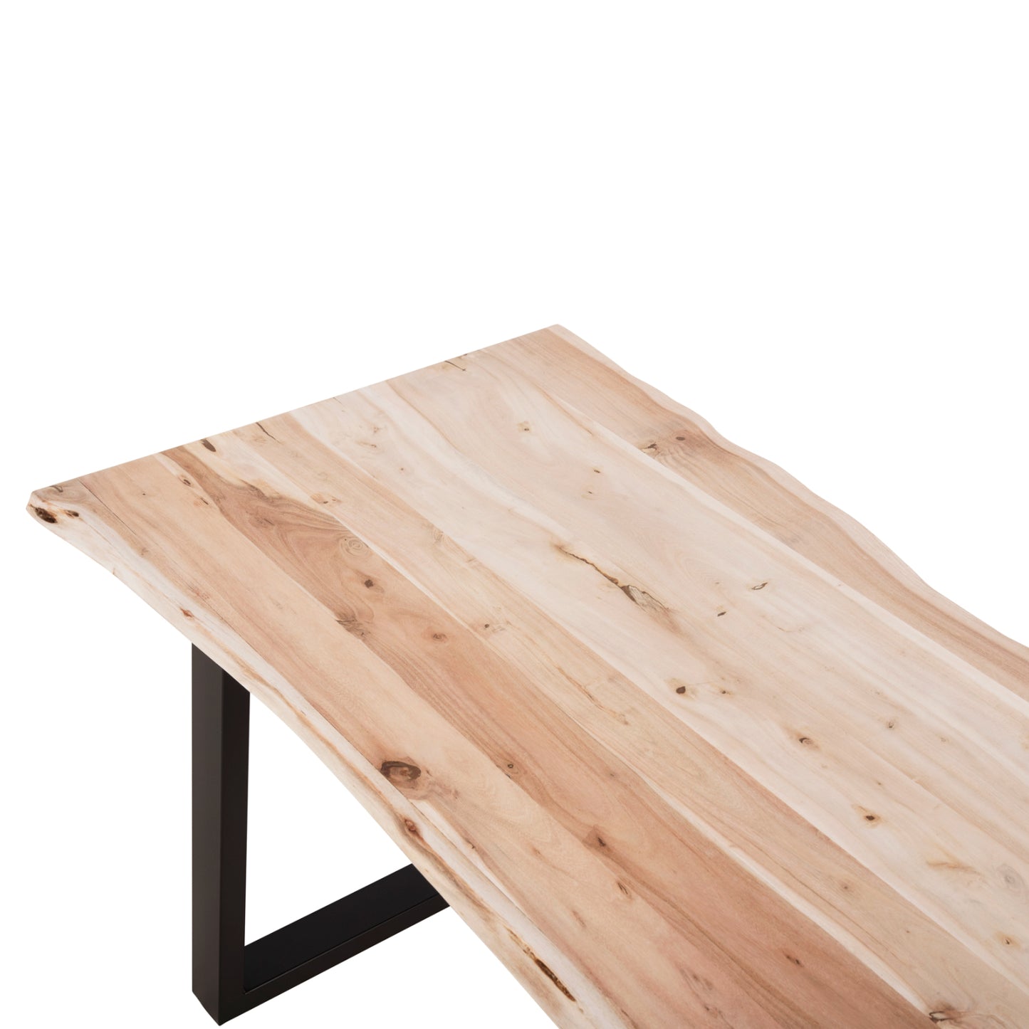 Dining Table Montana Slim Hm8163.21 Acacia Wood In Light Natural Color 140x80x77hcm.