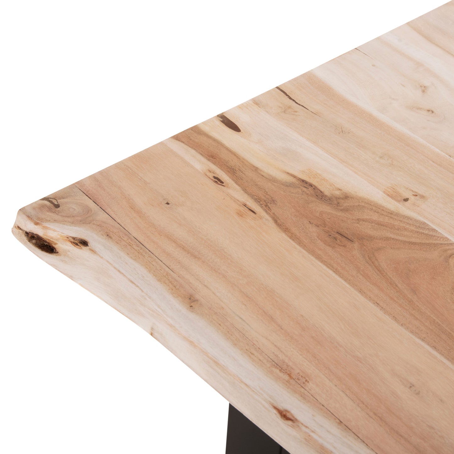 Dining Table Montana Slim Hm8163.21 Acacia Wood In Light Natural Color 140x80x77hcm.