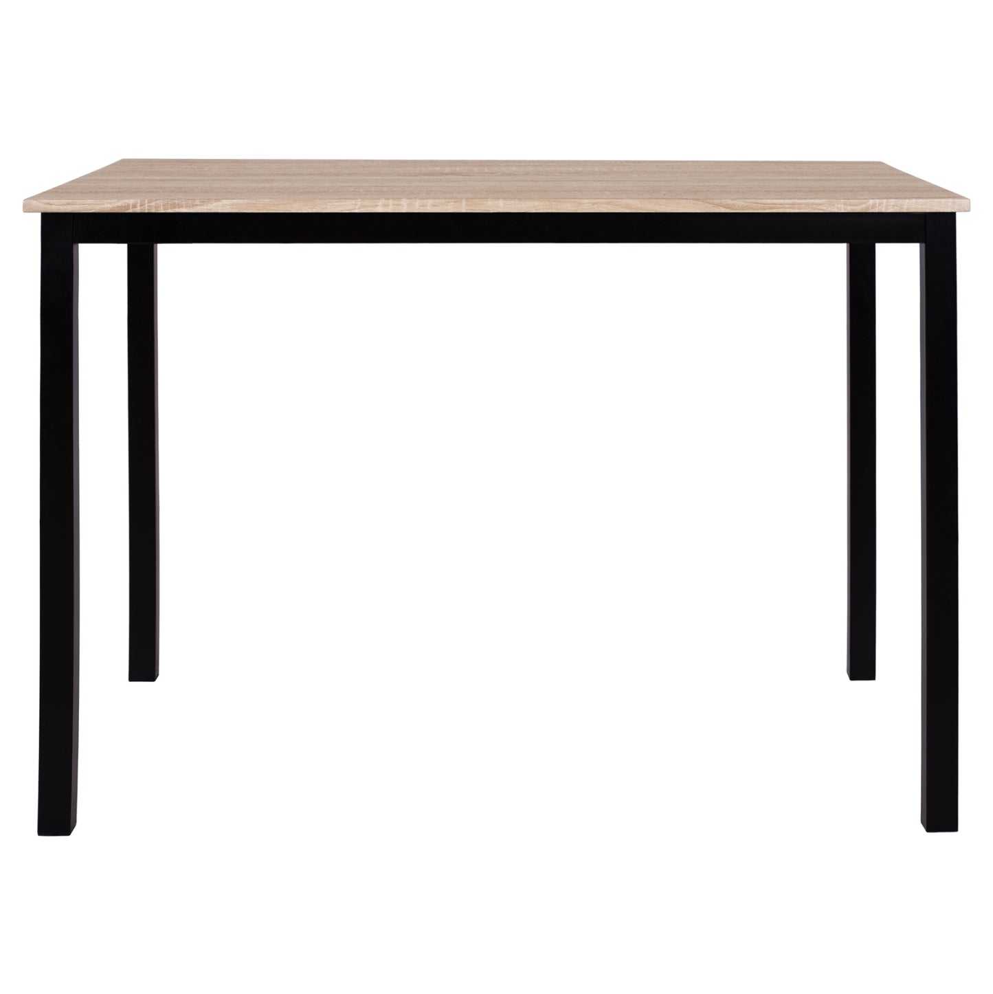 Dining Table Panya Hm8332, 110x70x76, Sonoma, Black Legs