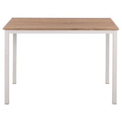 Dining Table Panya Hm8332.02, 110x70x76,sonoma,white Legs