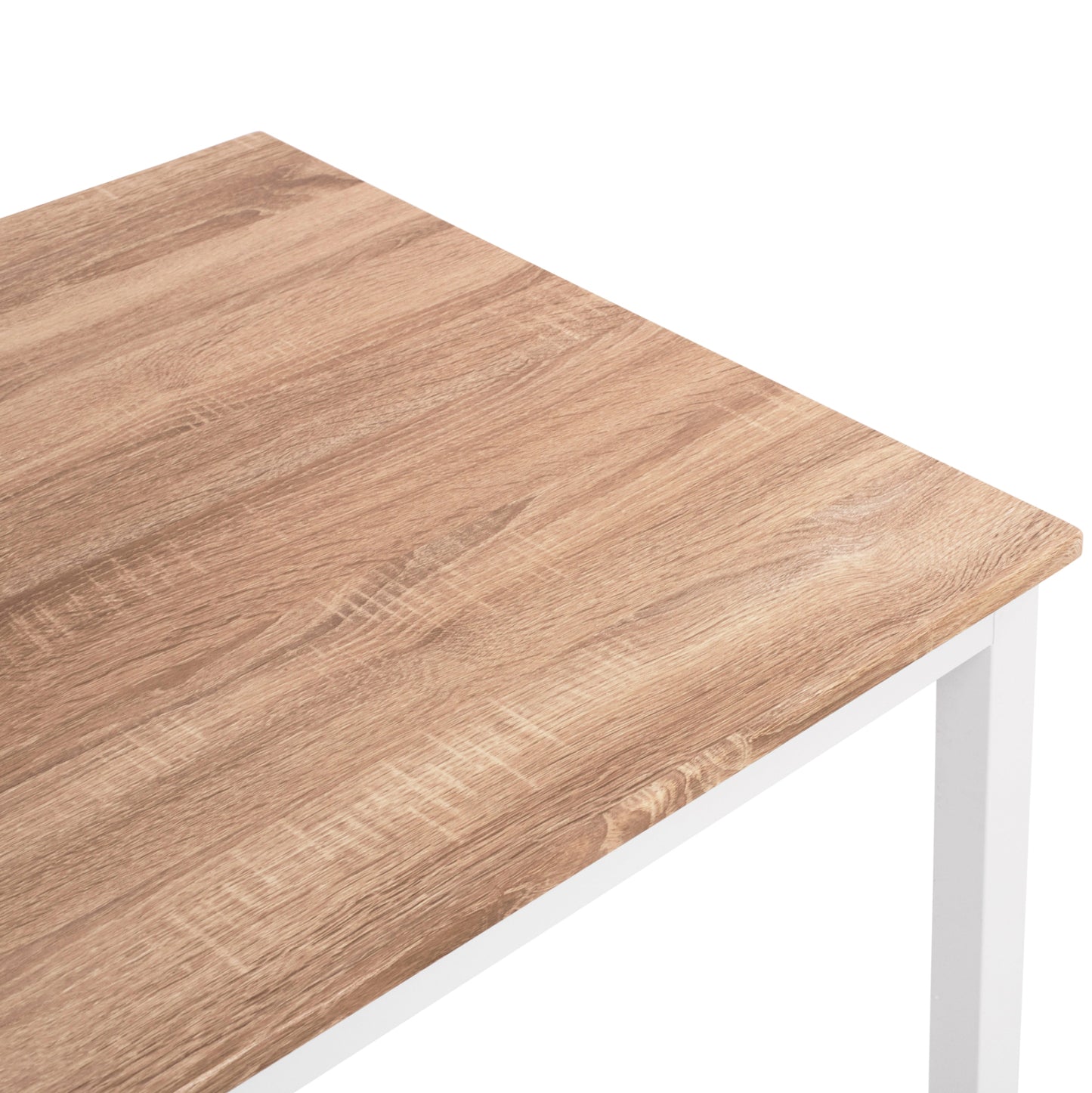 Dining Table Panya Hm8332.02, 110x70x76,sonoma,white Legs
