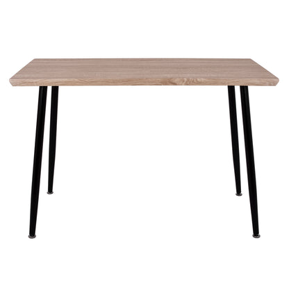 Dining Table Paloma Hm8334.01, 120x70x76,5-sonoma, Black Legs