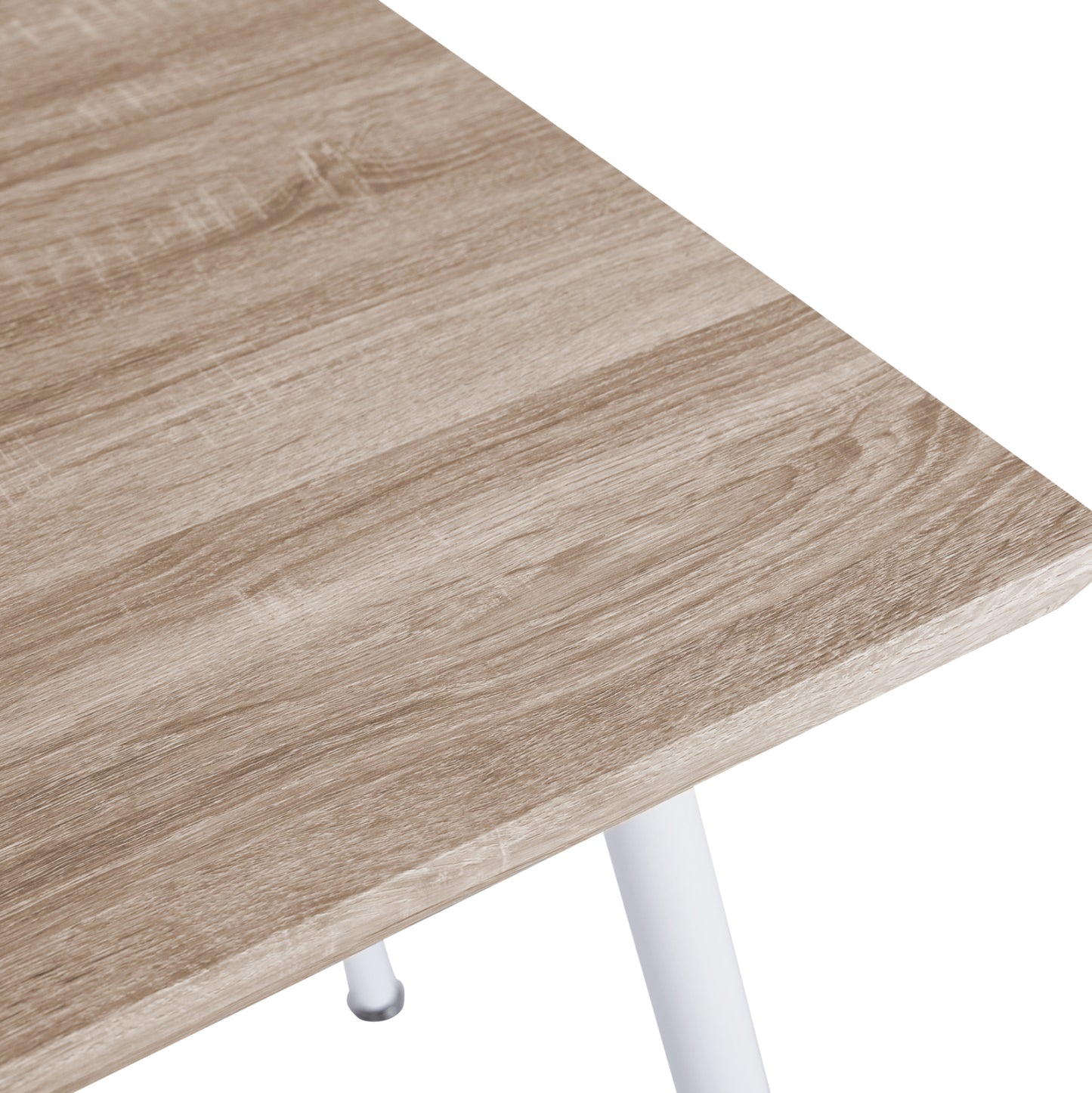 Dining Table Paloma Hm8334.02, 120x70x76.5- Sonoma,white Legs