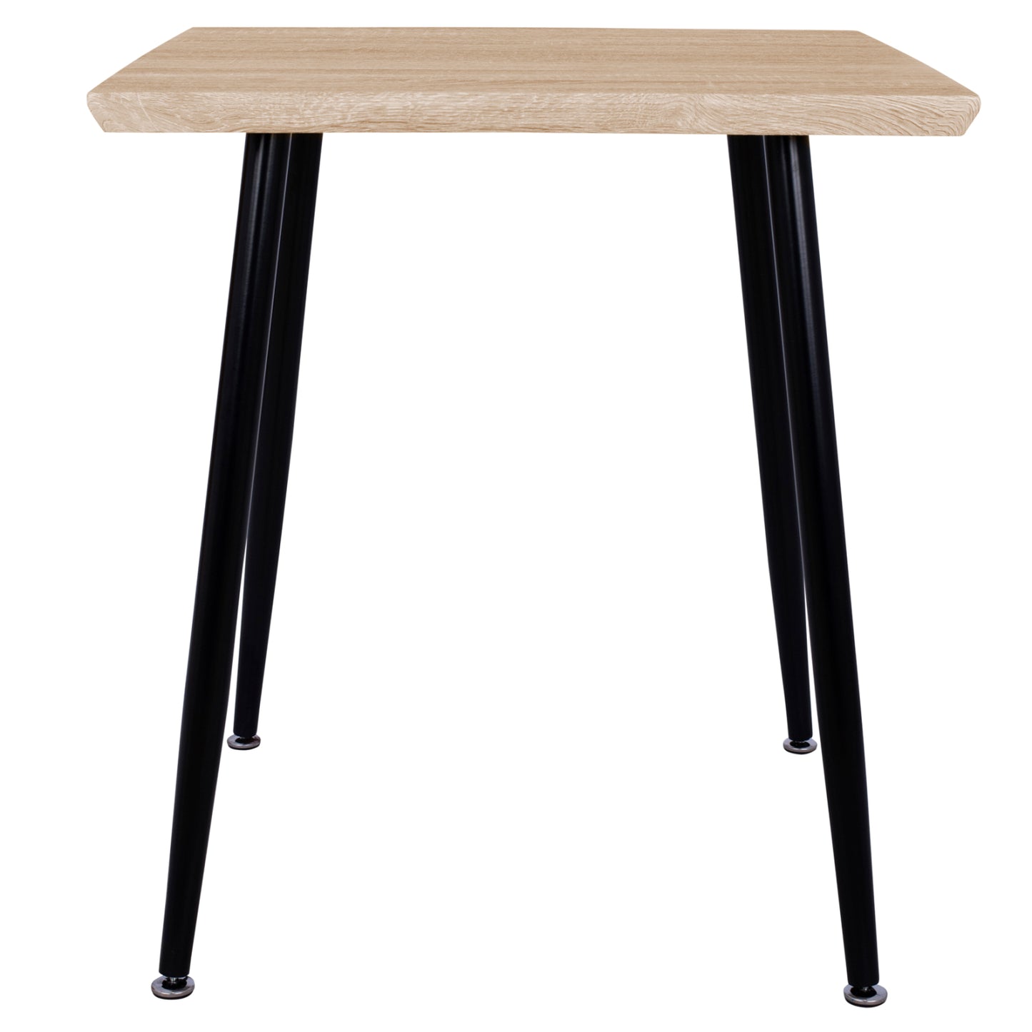 Dining Table Paloma Hm8335.01, 70x70x76.5, Sonoma, Black Legs