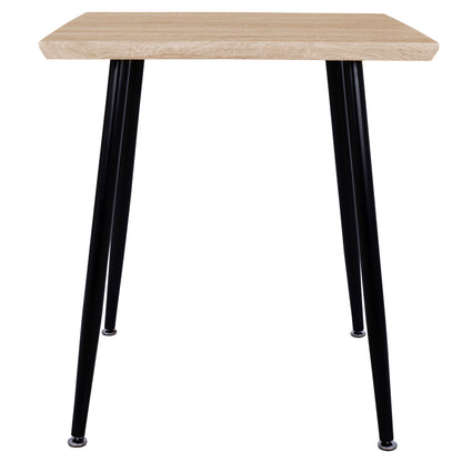 Dining Table Paloma Hm8335.01, 70x70x76.5, Sonoma, Black Legs
