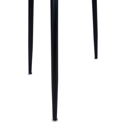 Dining Table Paloma Hm8335.01, 70x70x76.5, Sonoma, Black Legs