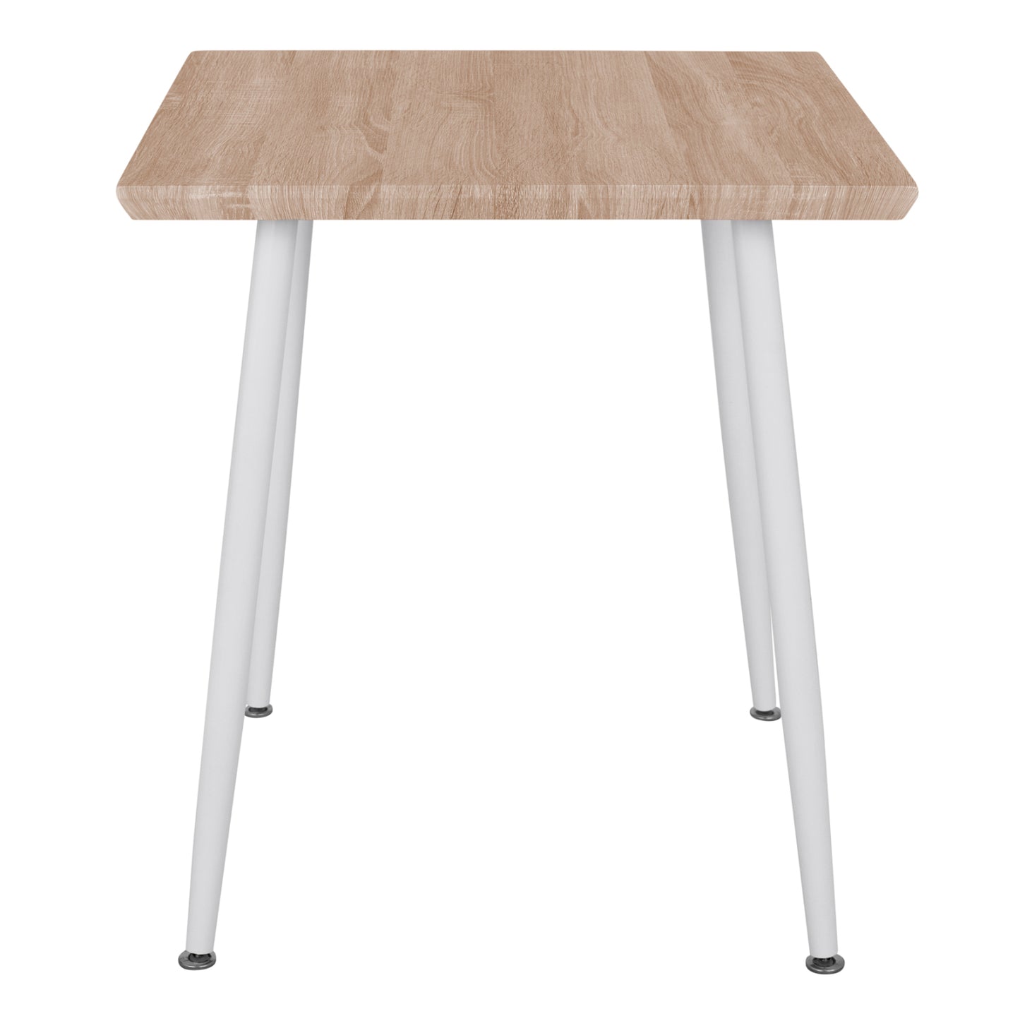 Dining Table Paloma Hm8335.02, 70x70x76.5, Sonoma, White Legs